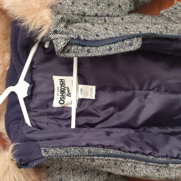 Osh Kosh B'Gosh 24 Month Toddler Girl Coat Jacket - Picture 4 of 7